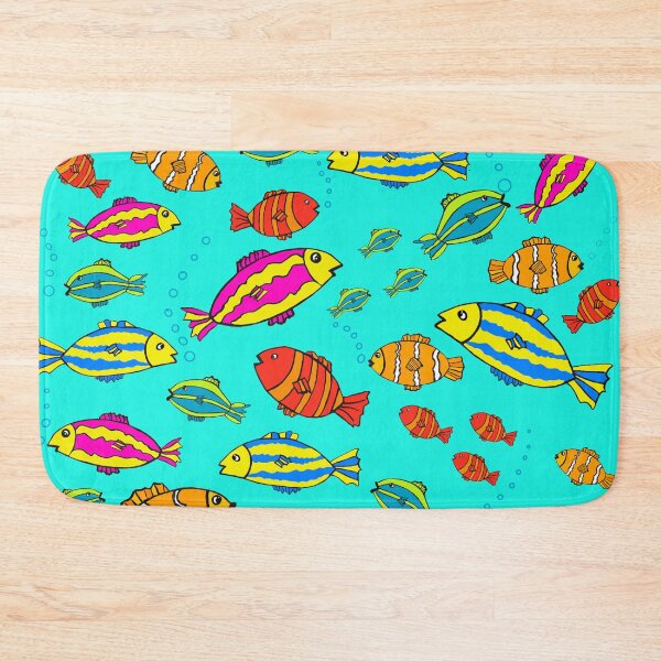 Item preview, Colorful cartoon fish designed and sold by clounewcomb.