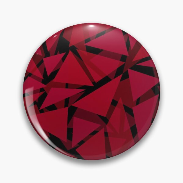 Item preview, Red geometric modern polygonal pattern designed and sold by fuzzyfox.