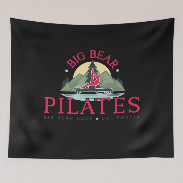 Aperçu de l'œuvre Big Bear Pilates cute, fun, mountains, nature T-Shirt créée et vendue par Flamigo-Vicky.