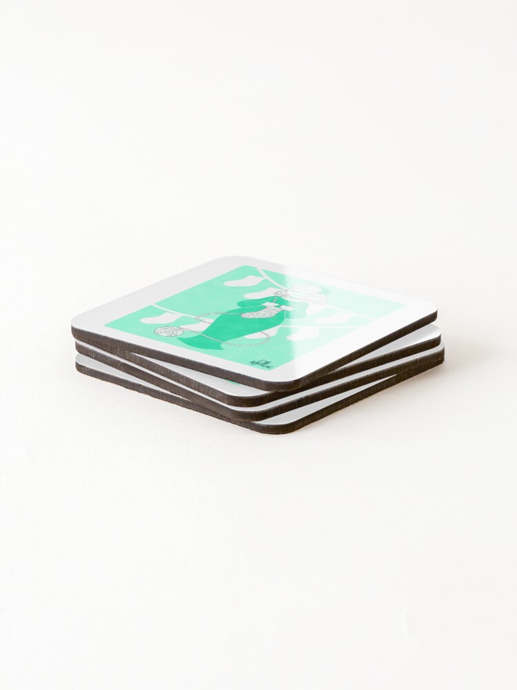 Thumbnail 4 of 5, Coasters (Set of 4), Stocking designed and sold by TMNT-Raph-fan.