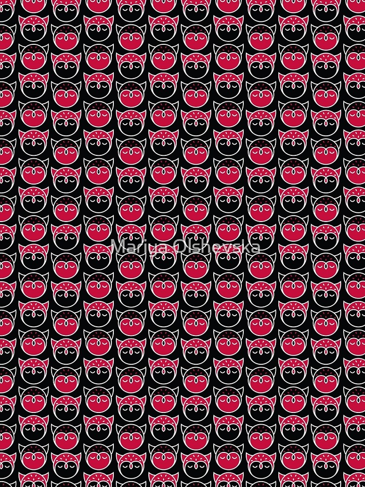 Graphic Owl Pattern by OzureFlame
