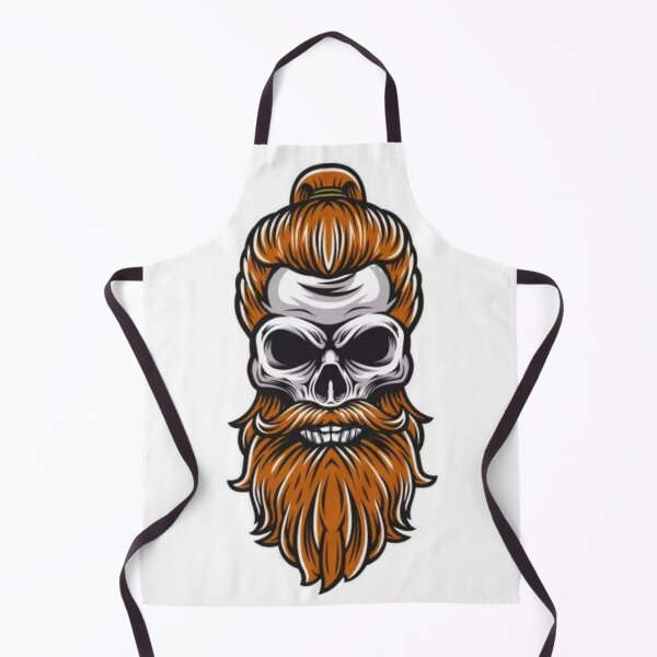 Item preview, skull with hair and chin - Skull - Fear - Halloween designed and sold by rahman-7.