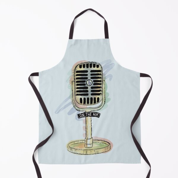 Item preview, Vintage radio DJ microphone - On The Air designed and sold by courbebleue.