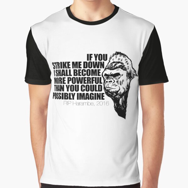 Vista previa del artículo con la obra «Obi Wan Harambe», diseñado y vendido por stanthered.