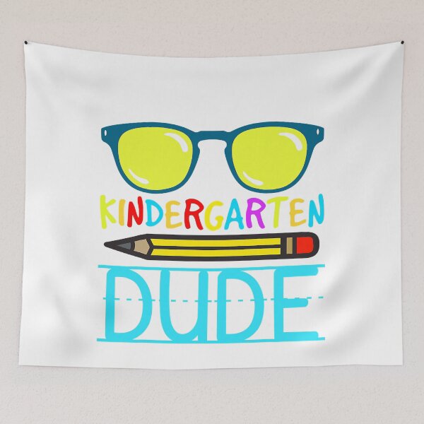 Item preview, Kindergarten Dude Funny First Day Back To School Student designed and sold by ClareMadelane.