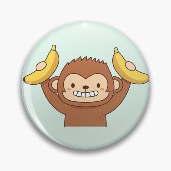 Item preview, Cute Monkey And Bananas designed and sold by rustydoodle.