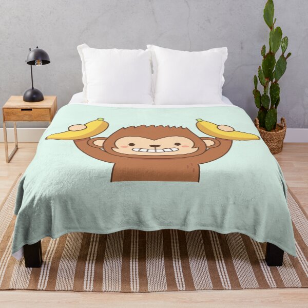 Item preview, Cute Monkey And Bananas designed and sold by rustydoodle.