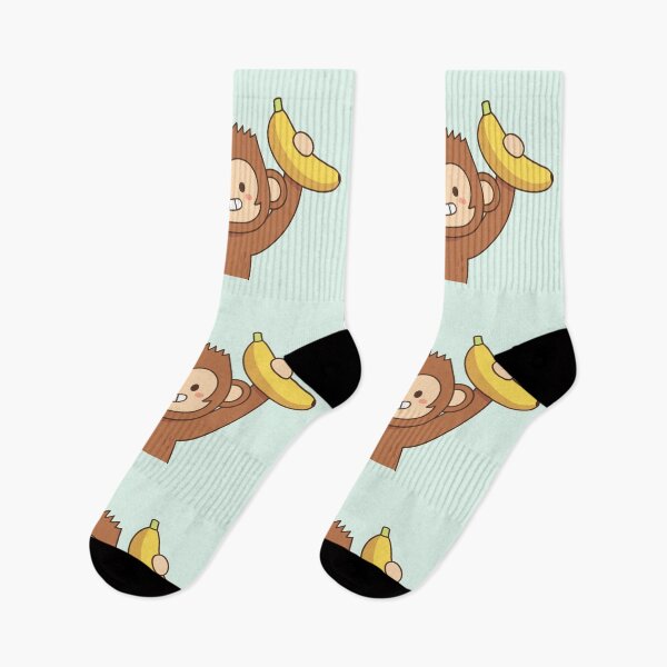 Item preview, Cute Monkey And Bananas designed and sold by rustydoodle.