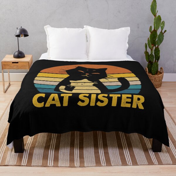 Item preview, Vintage Best Cat Sister Ever Cat Lovers Sister's Day designed and sold by Pam140.