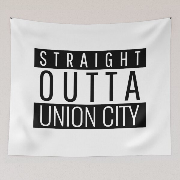 Item preview, Straight Outta Union City  designed and sold by Teelogic.