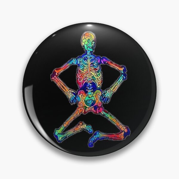Item preview, Painted Skeleton Vintage Memento Mori Beauty in Death designed and sold by ittybittyowl.