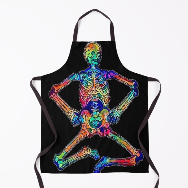 Item preview, Painted Skeleton Vintage Memento Mori Beauty in Death designed and sold by ittybittyowl.
