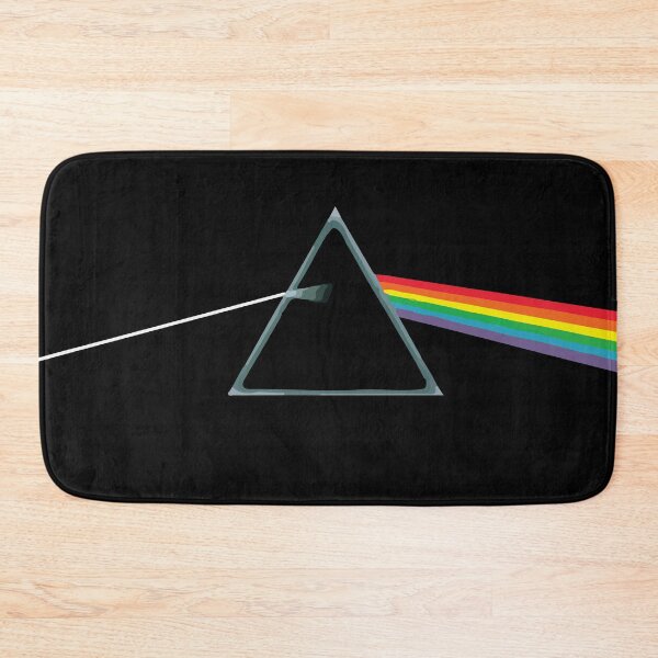 Dark Side of the Moon Album Cover Bath Mat