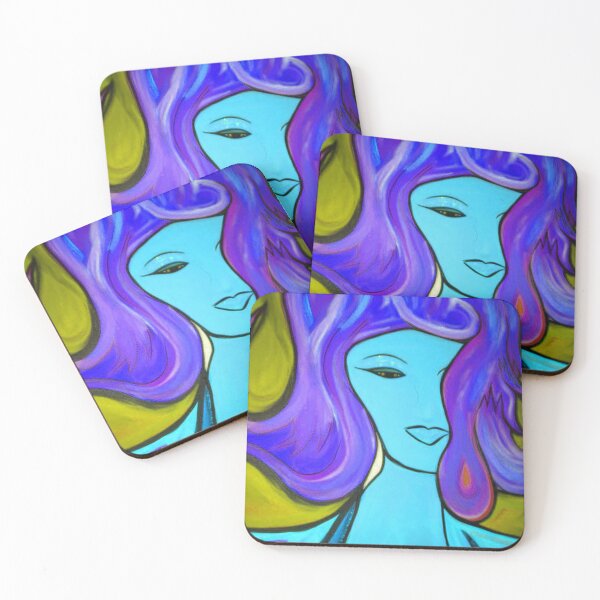 Item preview, Blue Woman designed and sold by KR Art Studio.