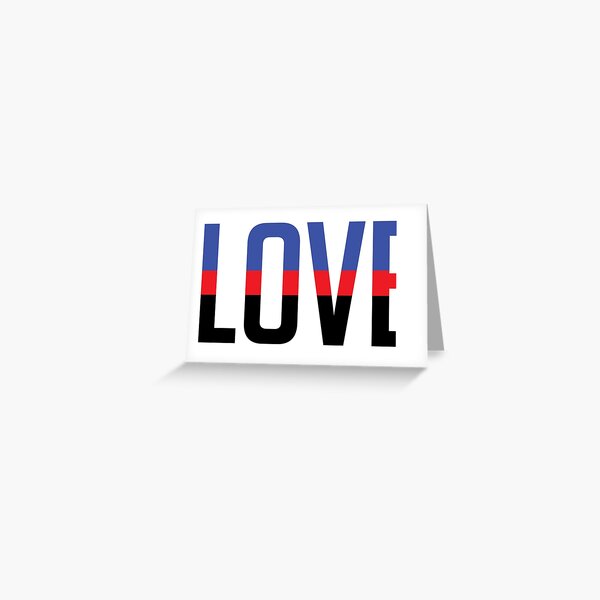 LOVE - Polyamorous Pride Greeting Card