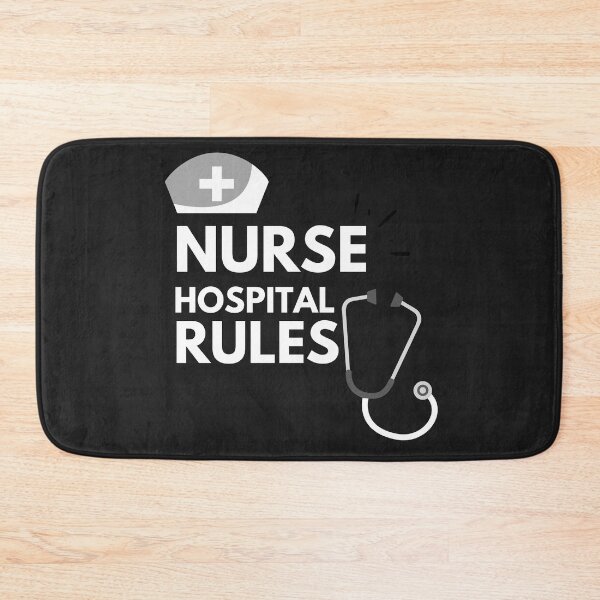 Item preview, Nurse hospital rules cute gifts designed and sold by Natkopod.