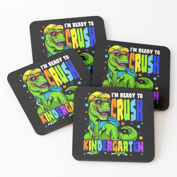 Artikelvorschau, Kids I'm Ready to Crush Kindergarten Dinosaurier 1. Schultag entworfen und verkauft von DavidAlun.