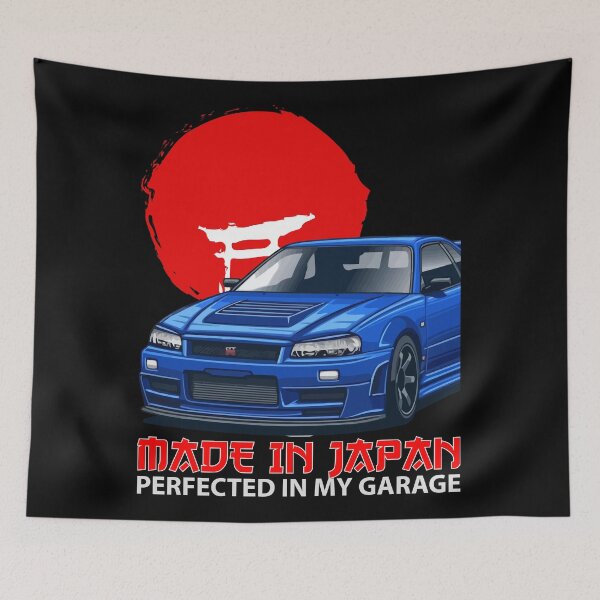Item preview, Made in Japan Perfected in My Garage Skyline R34 designed and sold by PurpleDome.