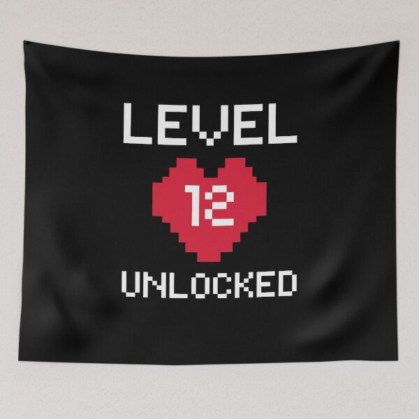 Item preview, Level 12 Unlocked - Gamer 12th Birthday - Video Game lovers designed and sold by aimanart.