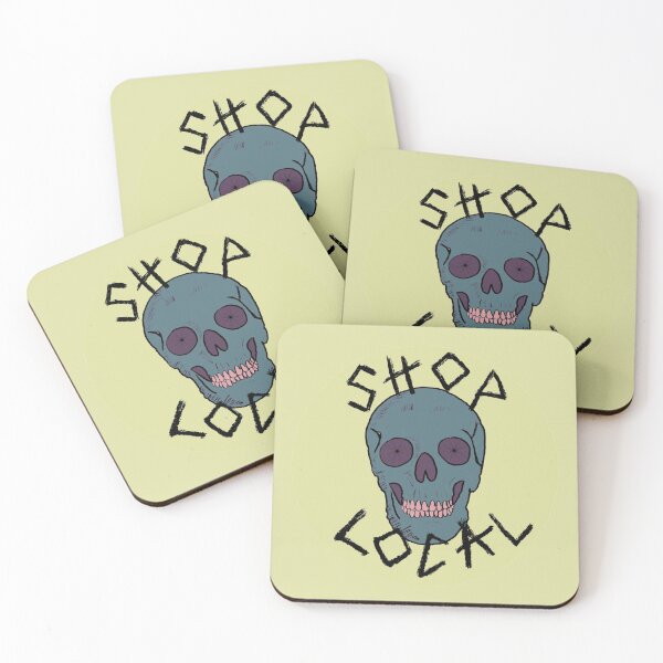 Item preview, Shop Local Skull with Bicycle Wheel Eyes designed and sold by halistull.