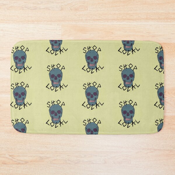 Item preview, Shop Local Skull with Bicycle Wheel Eyes designed and sold by halistull.