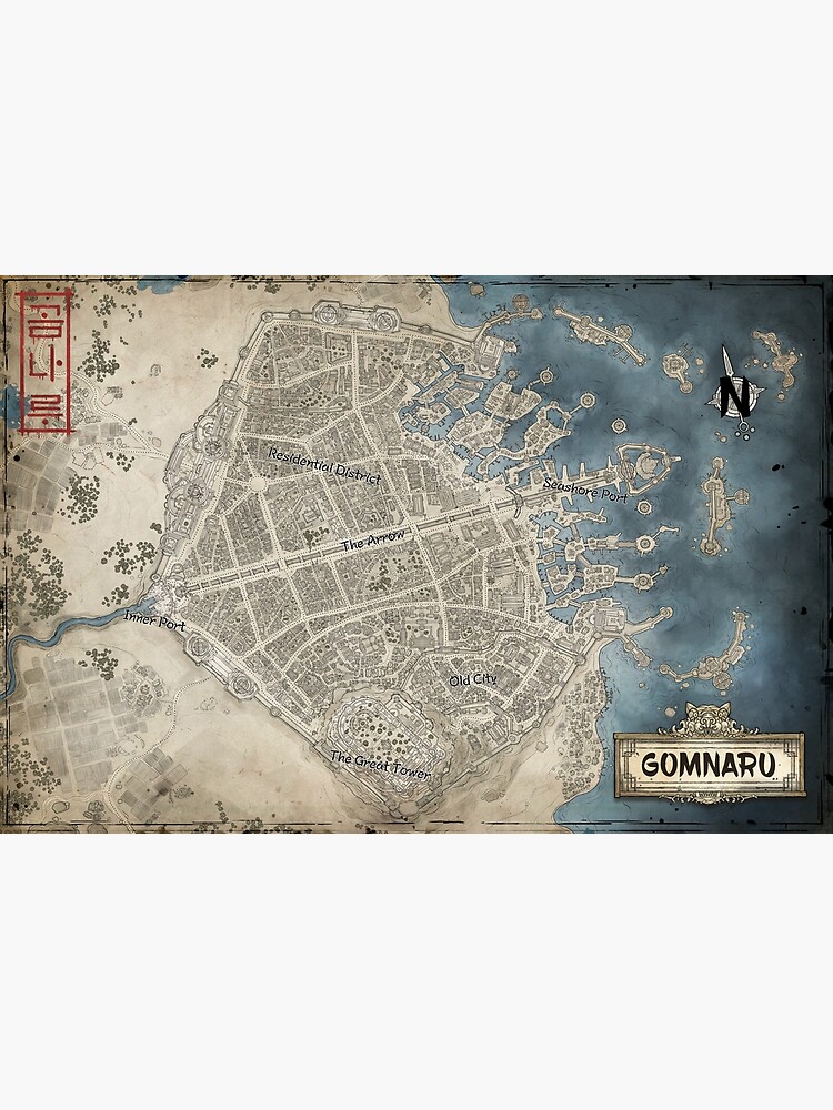 Map of Gomnaru by aurelienlaine