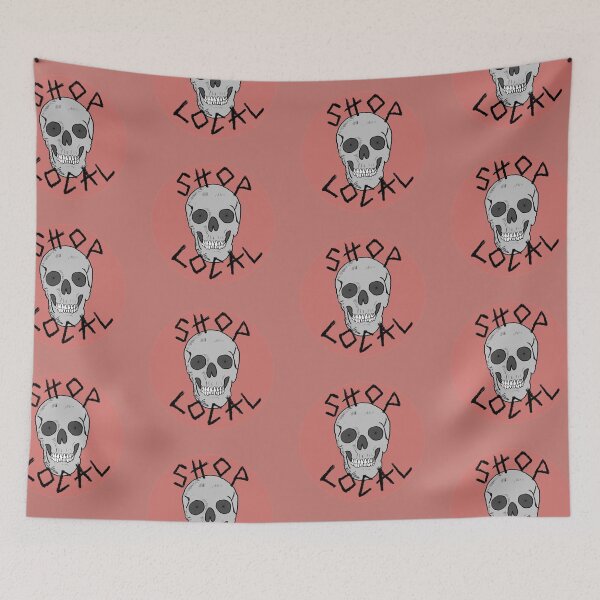 Item preview, Shop Local Skull with Bicycle Wheel Eyes 4 designed and sold by halistull.