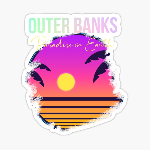 Outer Banks Netflix Sticker For Sale By Josawestuff Redbubble