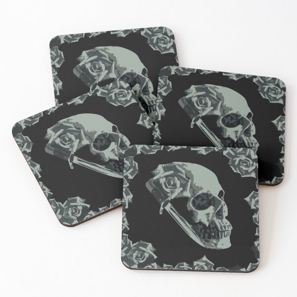Item preview, Rose and Skull designed and sold by PeachPaisleyPro.