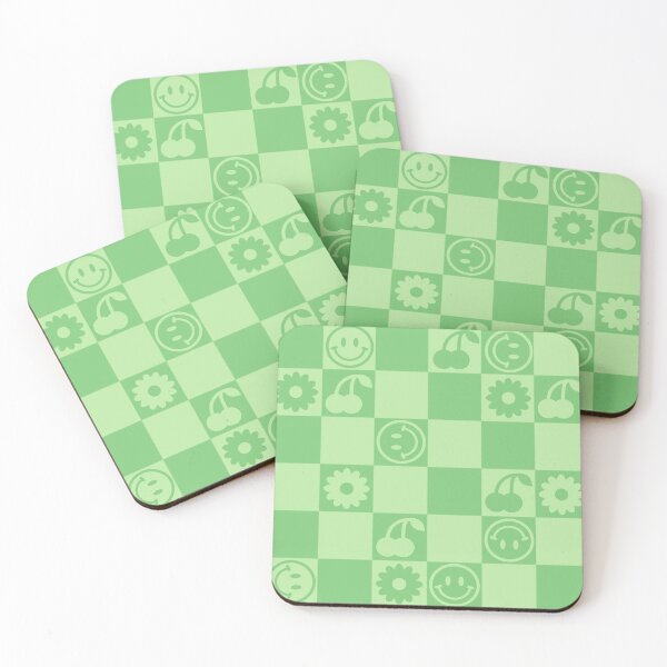 Item preview, HAPPY CHECKERS - green designed and sold by Julia Santos.