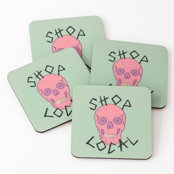 Item preview, Shop Local Skull with Bicycle Wheel Eyes 5 designed and sold by halistull.