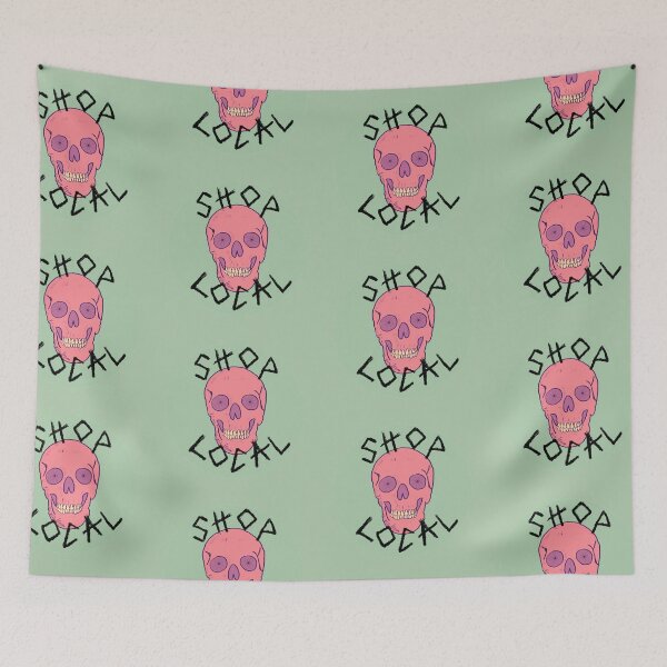 Item preview, Shop Local Skull with Bicycle Wheel Eyes 5 designed and sold by halistull.