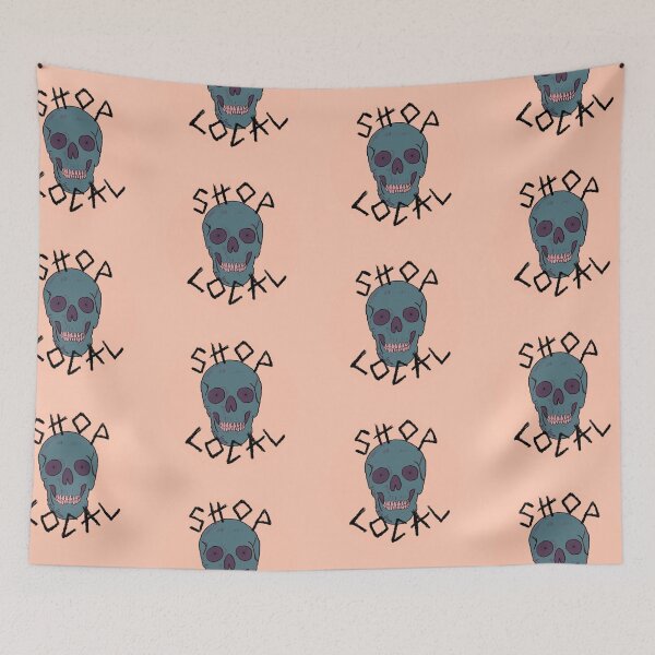 Item preview, Shop Local Skull with Bicycle Wheel Eyes 7 designed and sold by halistull.