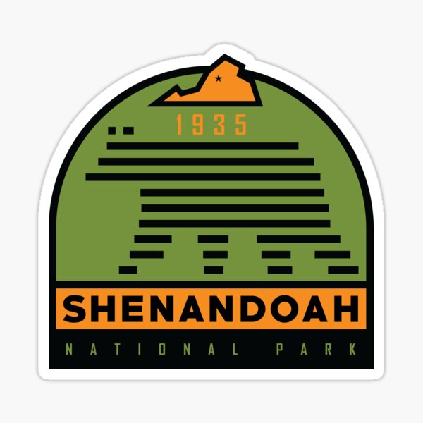 Shenandoah National Park graphic Sticker