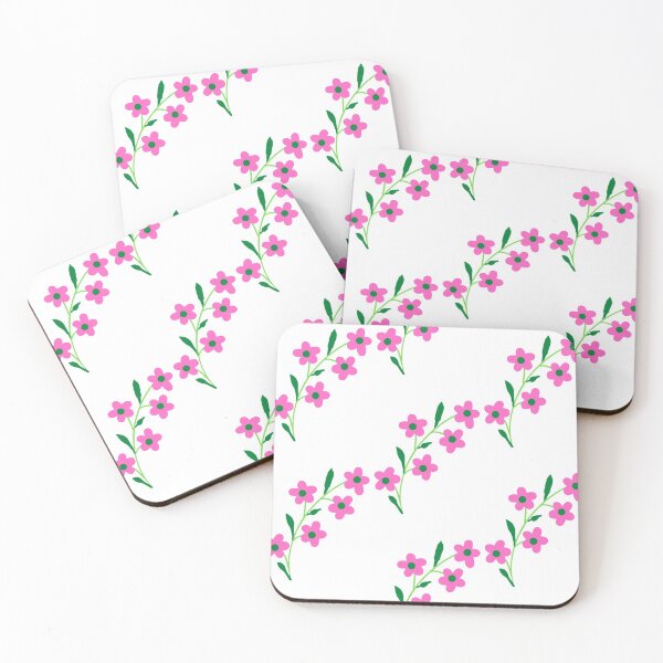 Item preview, Pink florals designed and sold by Demask.