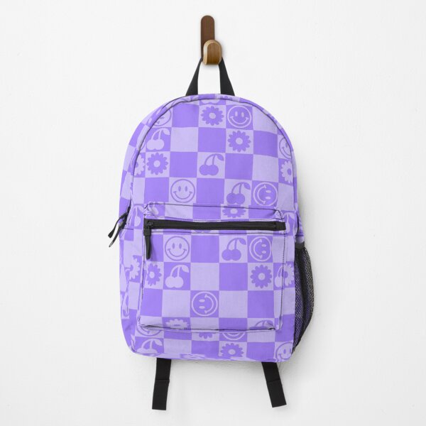 Vista previa del artículo con la obra «HAPPY CHECKERS - lavanda», diseñado y vendido por Julia Santos.