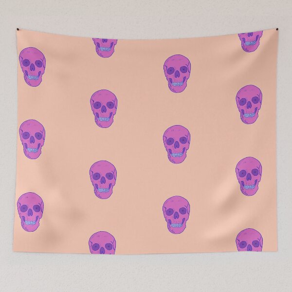 Item preview, Skull with Bicycle Wheel Eyes Purple designed and sold by halistull.