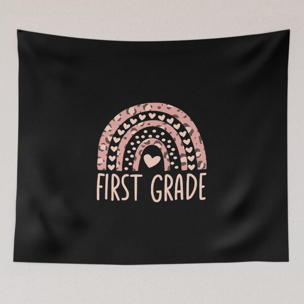 Item preview, First Grade Rainbow Leopard heart designed and sold by Urlan.