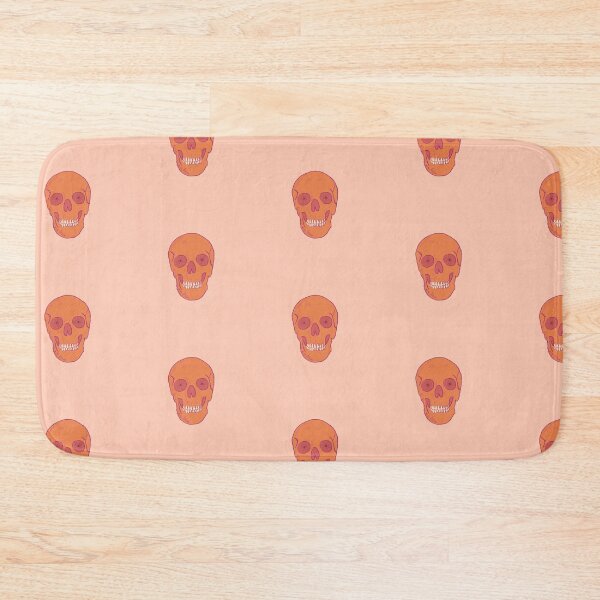 Item preview, Skull with Bicycle Wheel Eyes Orange designed and sold by halistull.