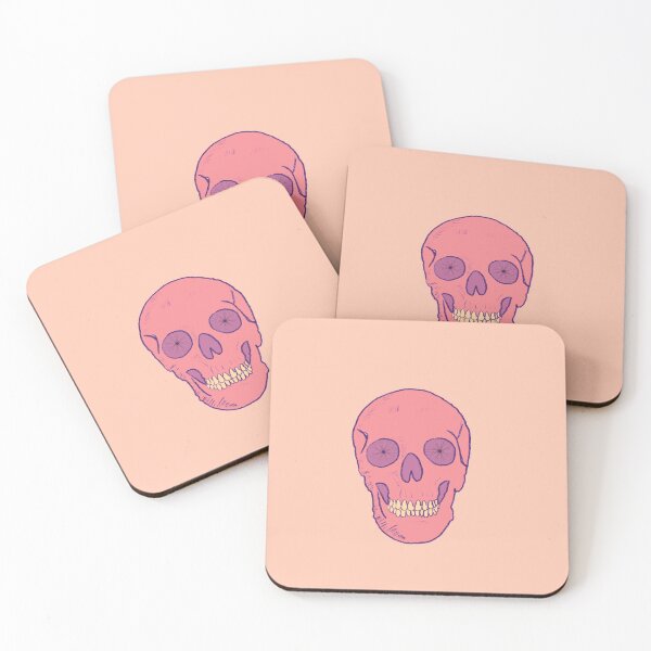 Item preview, Skull with Bicycle Wheel Eyes Pink designed and sold by halistull.