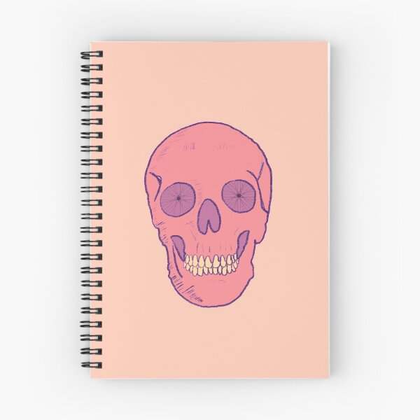 Item preview, Skull with Bicycle Wheel Eyes Pink designed and sold by halistull.