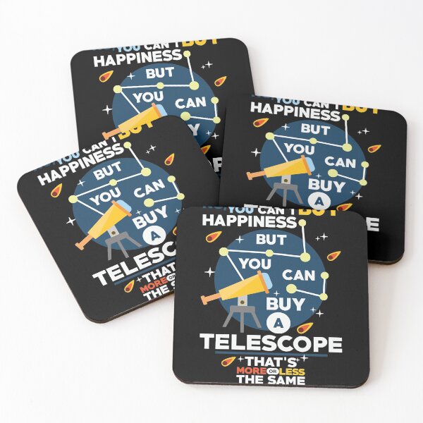 Item preview, Astronomy Design You Can't Buy Happiness But You Can Buy A Telecope That More Or Less The Same Thing T-shirt designed and sold by CyntoyaTatum.