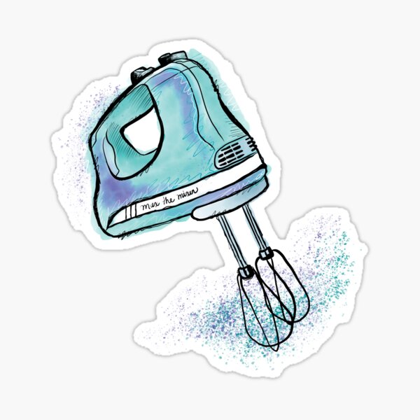 Max the Mixer, mélangeur à main. Sticker