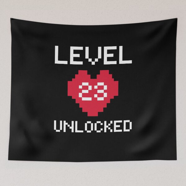 Item preview, Level 23 Unlocked - Gamer 23th Birthday - Video Game lovers designed and sold by aimanart.