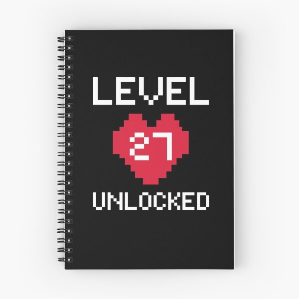 Item preview, Level 27 Unlocked - Gamer 27th Birthday - Video Game lovers designed and sold by aimanart.