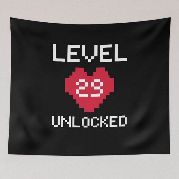 Item preview, Level 29 Unlocked - Gamer 29th Birthday - Video Game lovers designed and sold by aimanart.