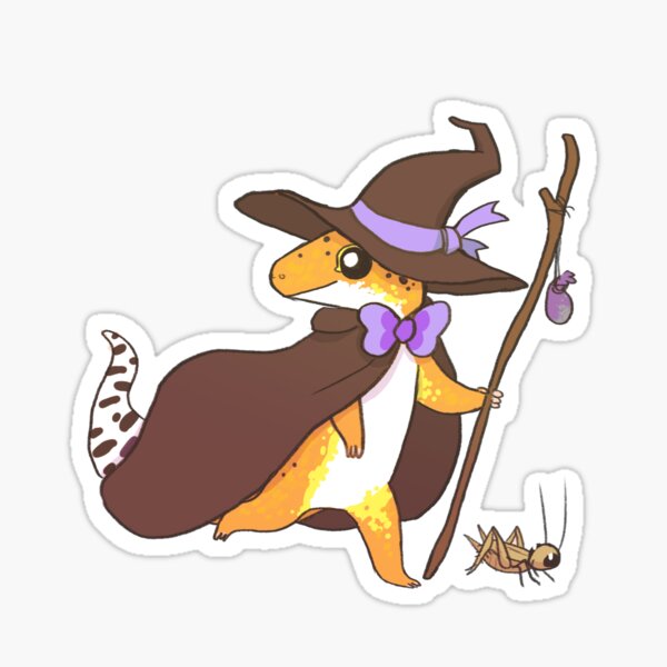 Wandering Wizard - Tangerine! Sticker