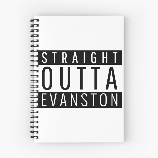 Item preview, Straight Outta Evanston Illinois  designed and sold by Teelogic.