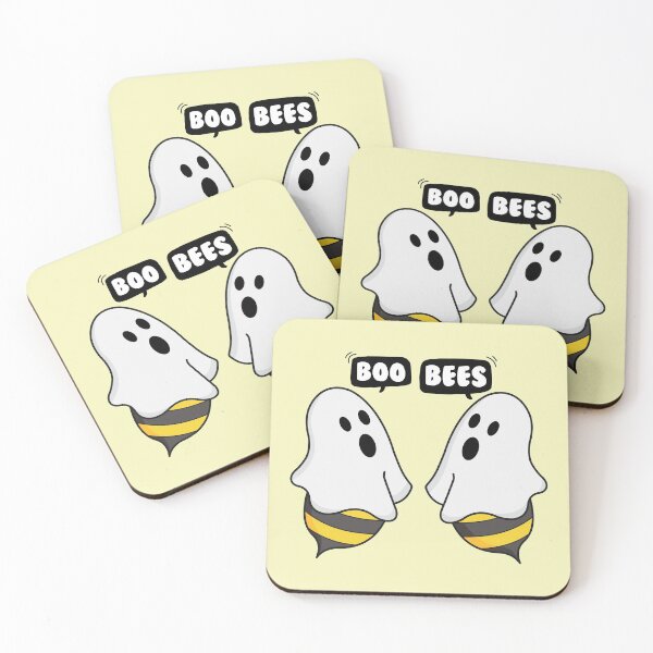 Item preview, Boo bees ghost positive vibes designed and sold by blablastudio.