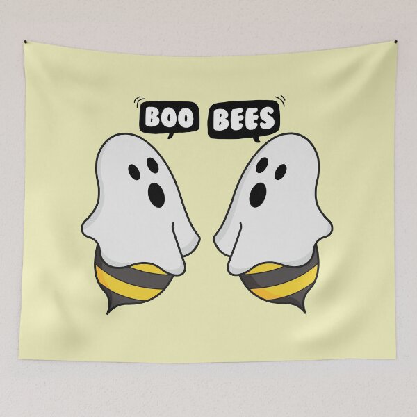 Item preview, Boo bees ghost positive vibes designed and sold by blablastudio.